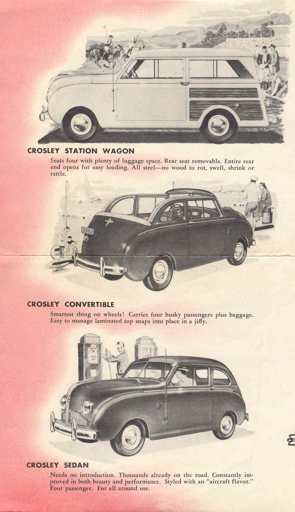 1948 Crosley Automobiles Brochure Page 1